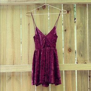 silence + noise velvet romper